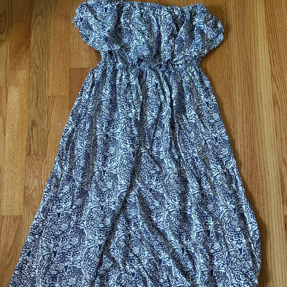 Strapless Maxi Dress